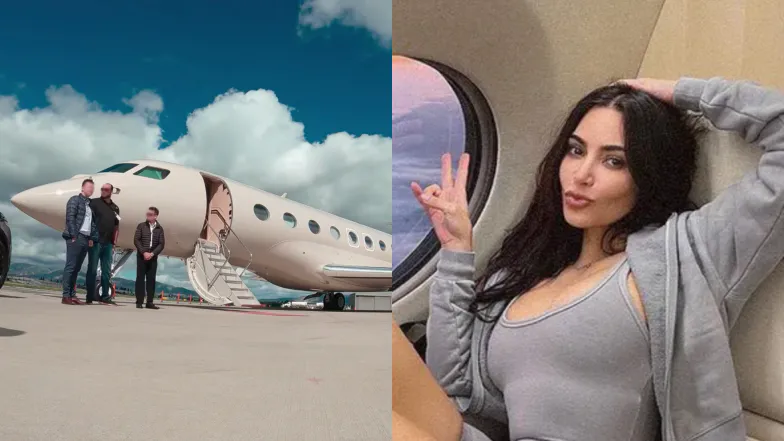 Kim Kardashian 150 million dollar private jet