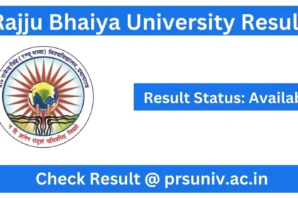 rajju bhaiya university result 2023
